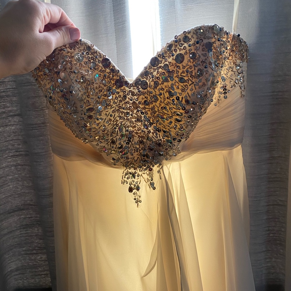 Off white Bridesmaid Dress